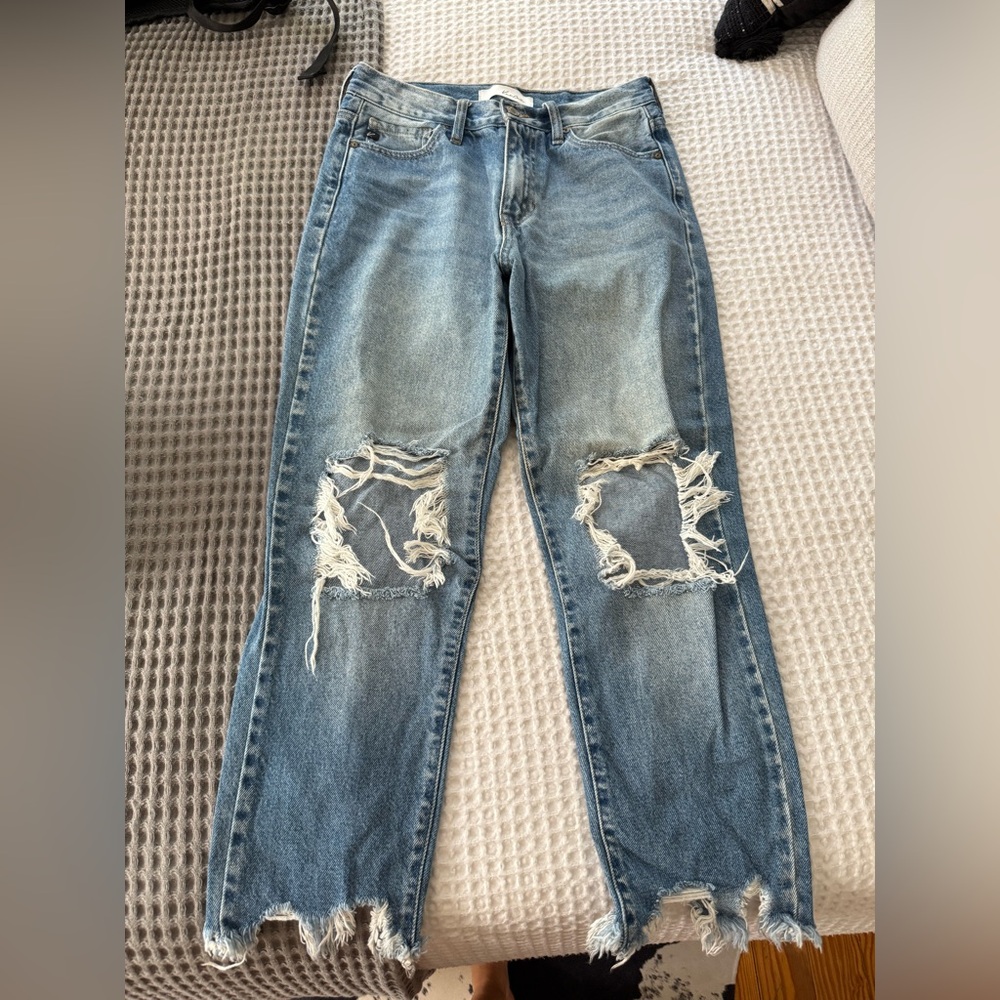 Kancan women’s high waisted jeans